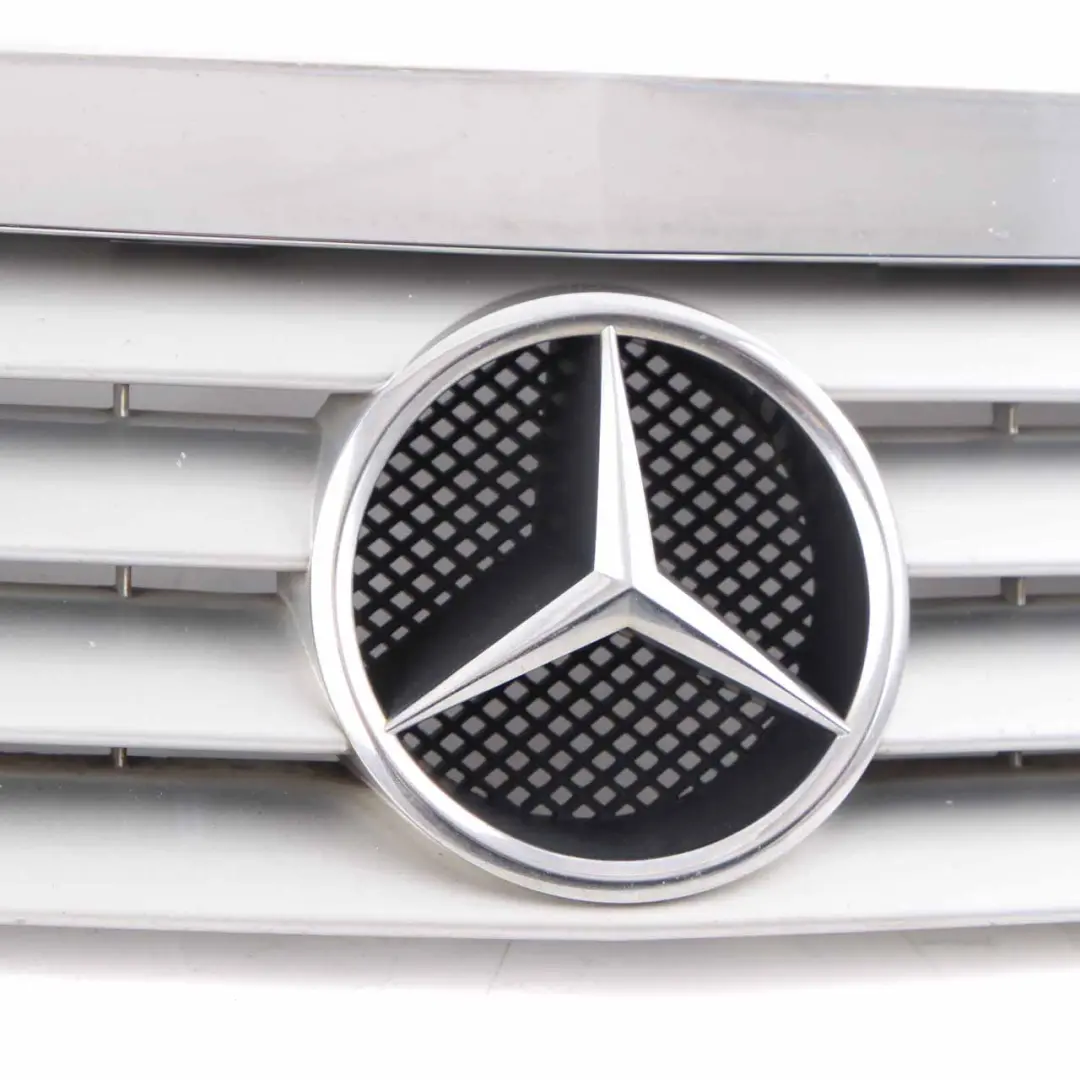Front Bonnet Radiator Grille Cover Polar Silver 761 A1688801283 to Mercedes W168 with Part number A1688880360 Mercedes W168 Front Bonnet Radiator Grille Cover Polar Silver 761 A1688801283 - SKU A1688880360-PLS - Part number A1688880360