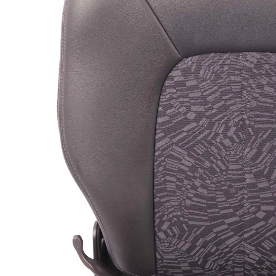 Mercedes W168 Rear Seat Right O/S Cloth / Leather Seat Backrest Sofa Slate Grey - SKU A1689208606-1 - Part number A1689208606