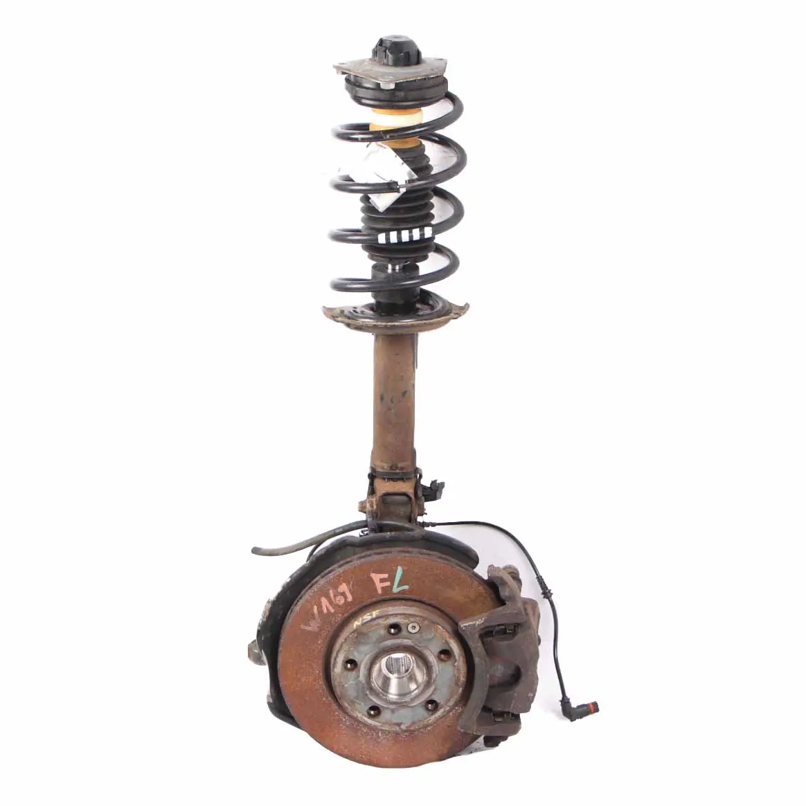 Mercedes W169 A 180 CDI Sospensione anteriore sinistra Gamba freno Mozzo ruota