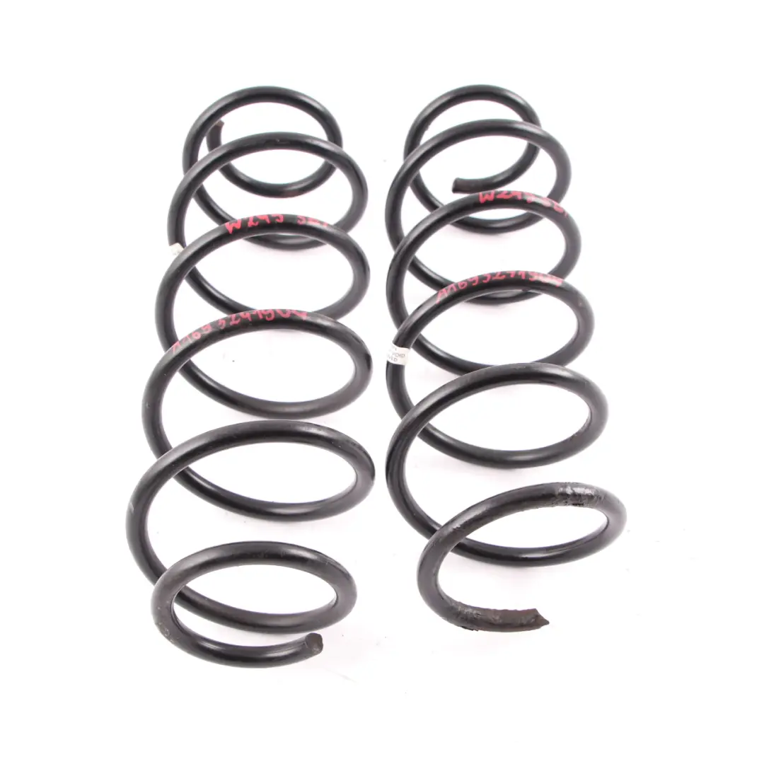 Coil Spring Rear Axle Suspension Set to Mercedes W169 W245 with Part number A1693241904 Mercedes W169 W245 Coil Spring Rear Axle Suspension Set - SKU A1693241904 - Part number A1693241904