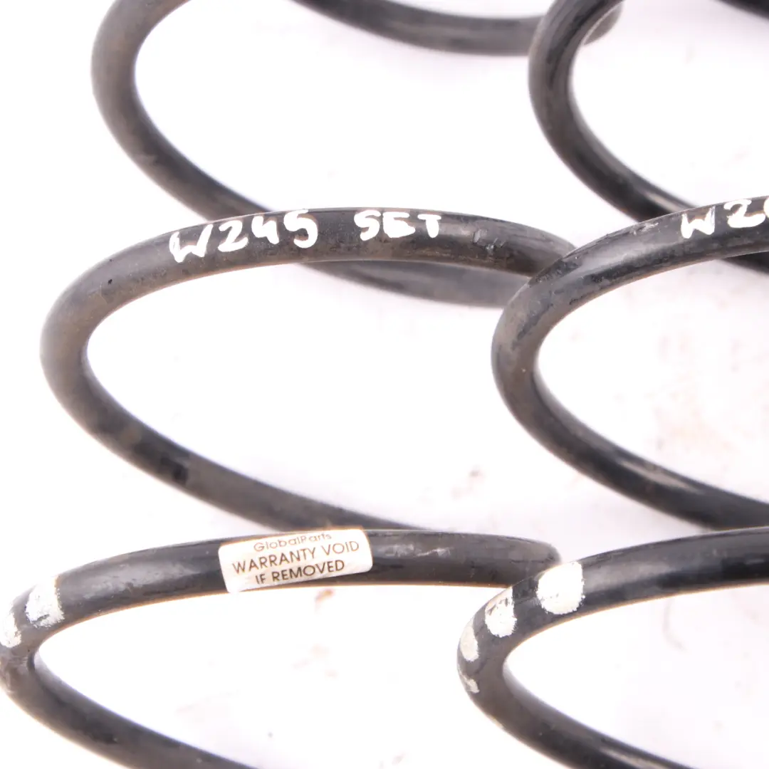 Suspension Coil Spring Set 5X White to Mercedes W169 W245 Rear with Part number A1693243104 Mercedes W169 W245 Rear Suspension Coil Spring Set 5X White - SKU A1693243104 - Part number A1693243104