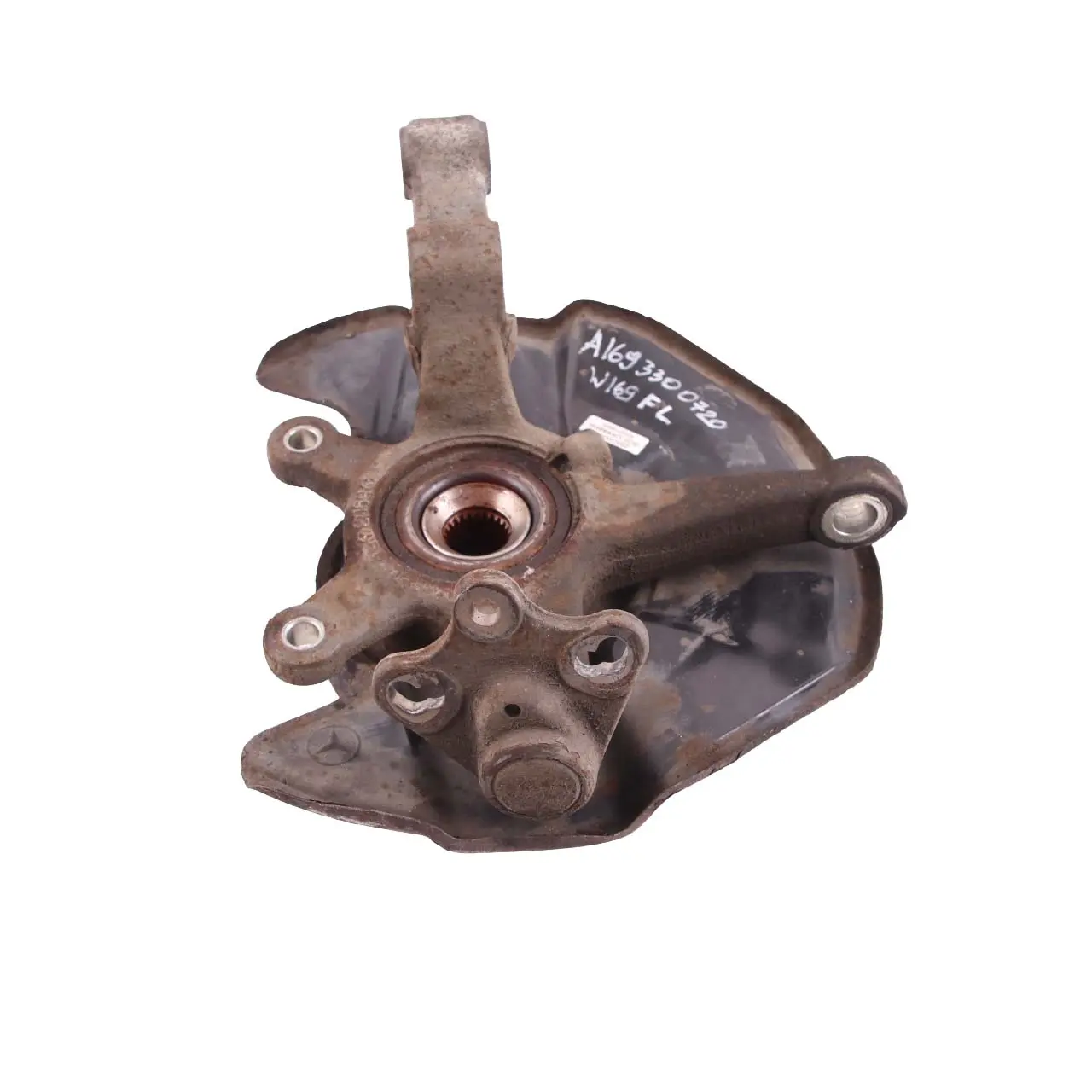 Mercedes-Benz W169 W245 Sospensione anteriore sinistra Portaruota Mozzo Knuckle