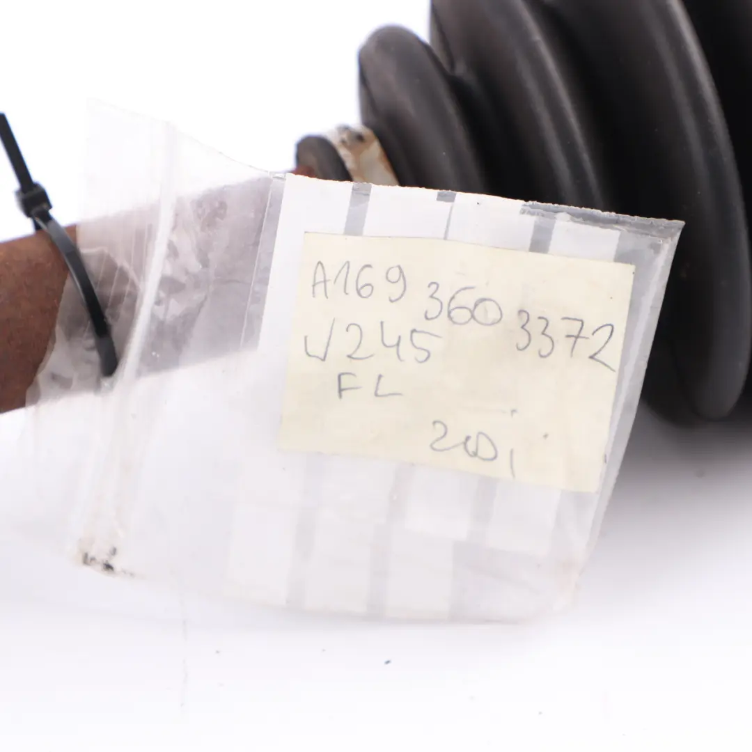 Shaft Mercedes W169 W245 OM640 Diesel Front Left N/S Axle to Drive with Part number A1693603372 Drive Shaft Mercedes W169 W245 OM640 Diesel Front Left N/S Axle - SKU A1693603372 - Part number A1693603372