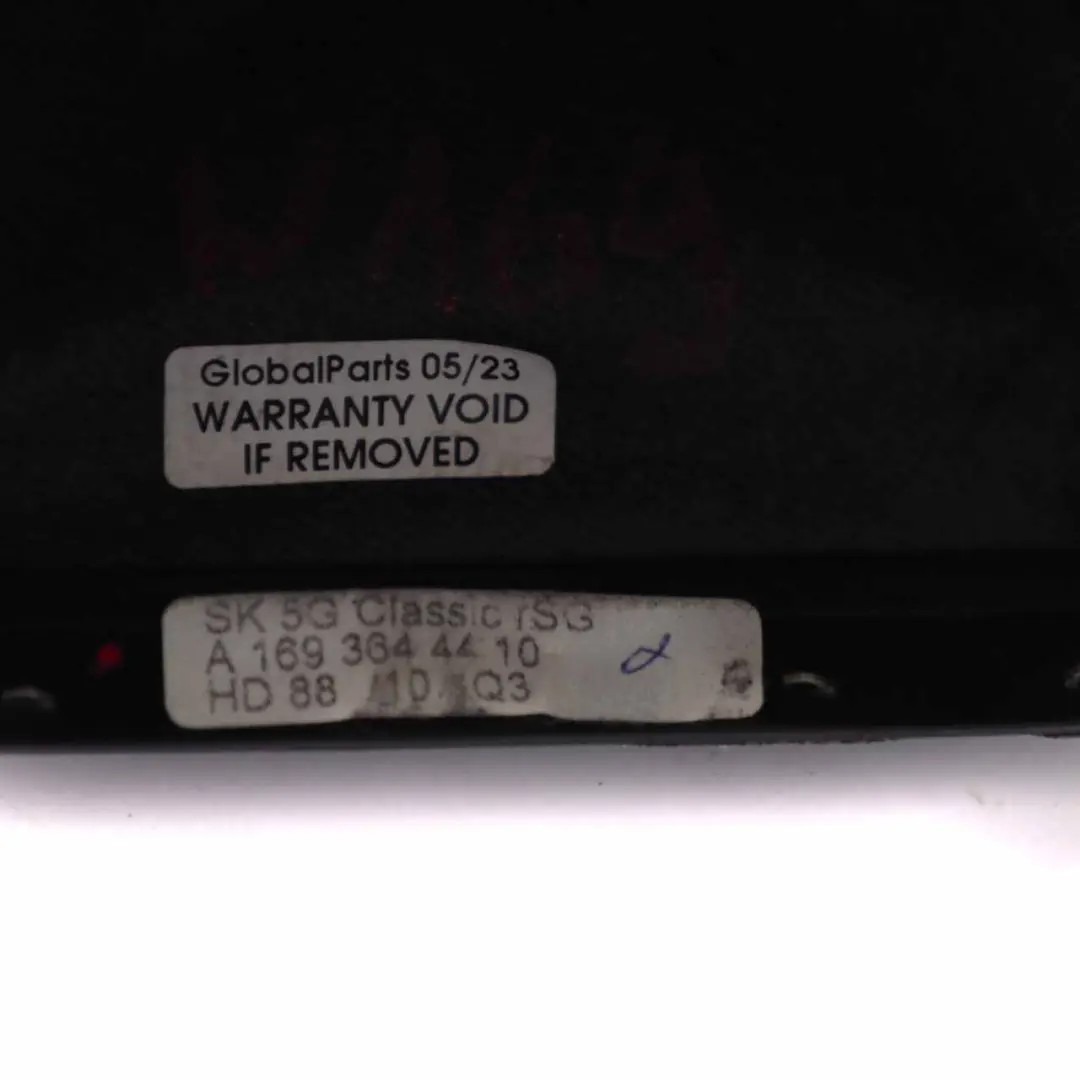 leva del cambio pomello selettore 5 marce pelle nera per Mercedes W169 con numero di parte A1693644410 Mercedes W169 leva del cambio pomello selettore 5 marce pelle nera - SKU A1693644410 - Numero di parte A1693644410