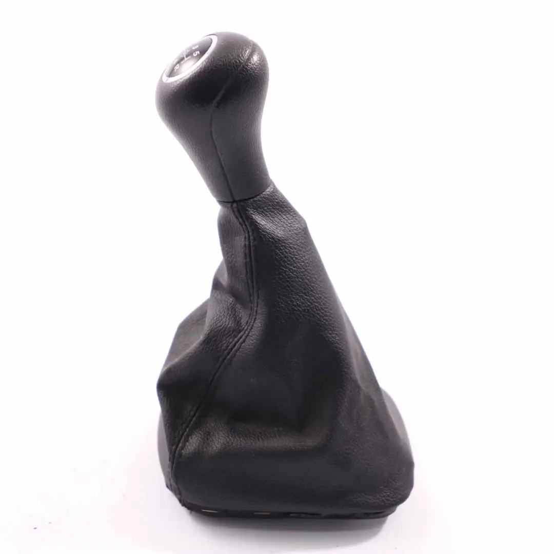 Mercedes W169 Gear Lever Shift Selector Knob 5-Speed Black Leather - SKU A1693644410 - Part number A1693644410