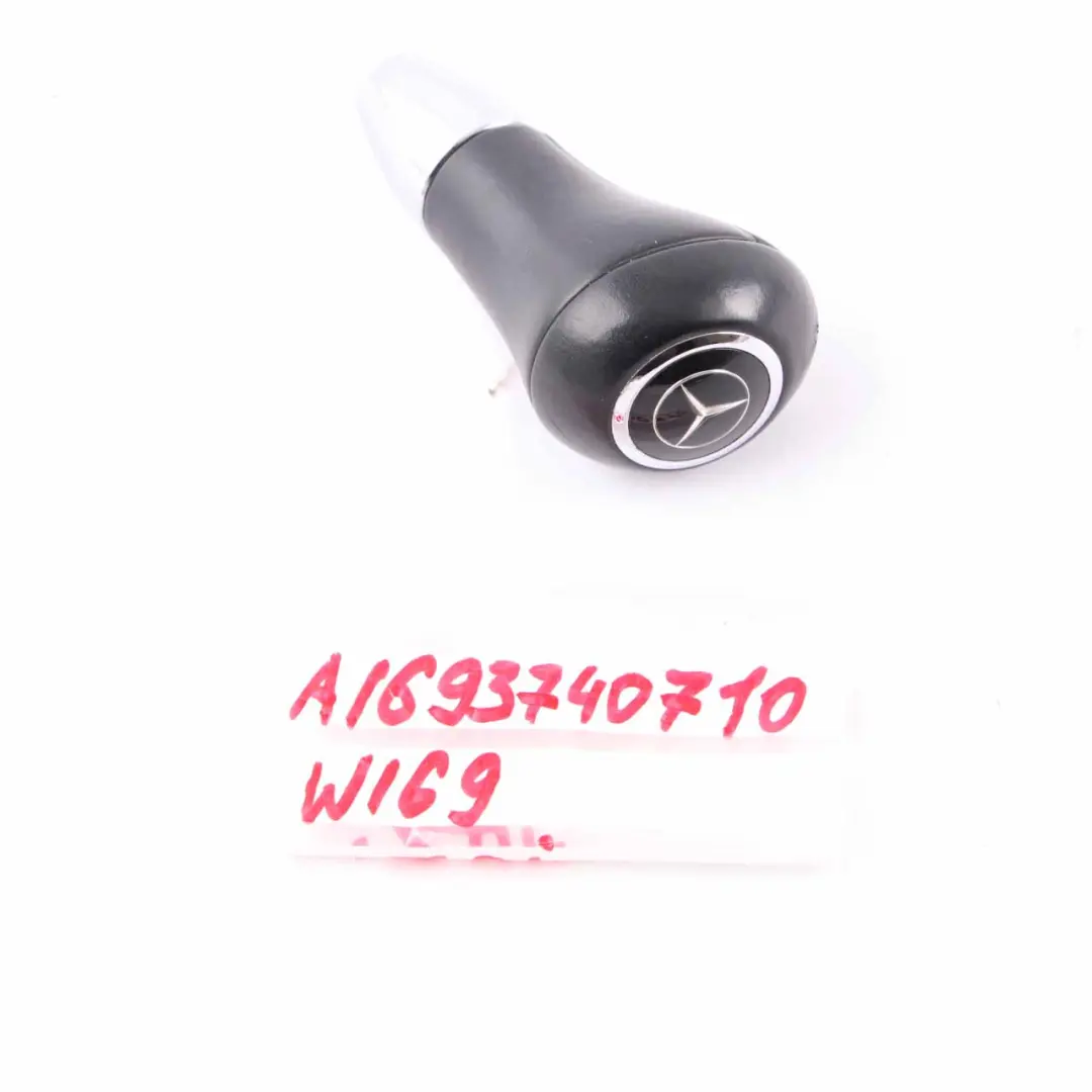 Pomo Palanca Mercedes W169 W245 Cambio Selector Tapa Negro para con número de pieza A1693740710 Pomo Palanca Mercedes W169 W245 Cambio Selector Tapa Negro - SKU A1693740710 - Número de pieza A1693740710