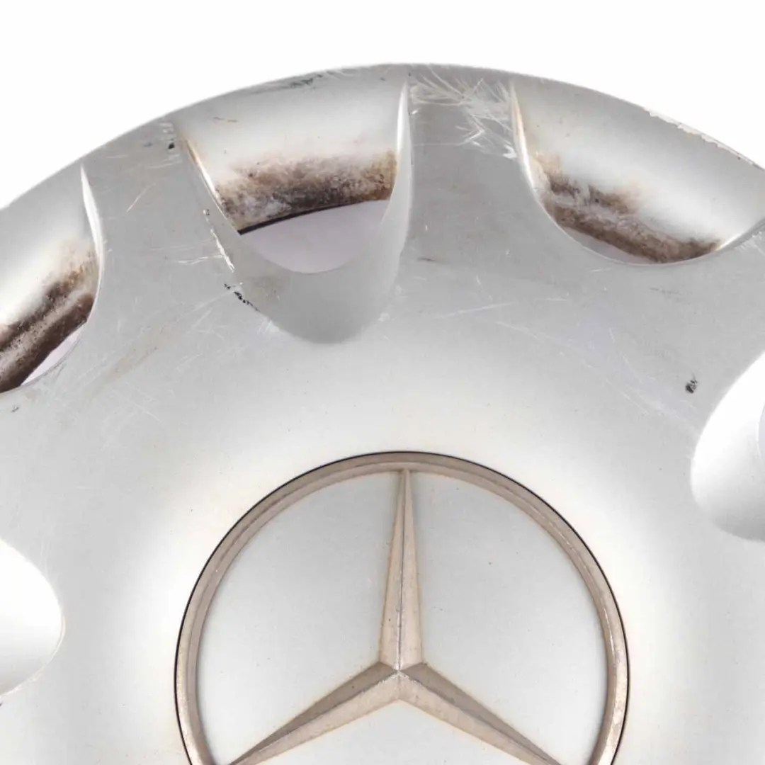 Hub Cap Trim Panel 15" to Wheel Cover Mercedes W169 Silver with Part number A1694000025 Wheel Cover Mercedes W169 Silver Hub Cap Trim Panel 15" - SKU A1694000025-1 - Part number A1694000025