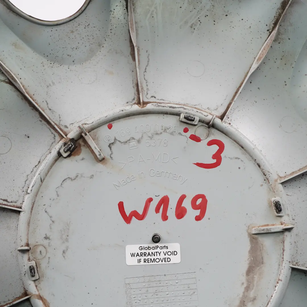 Enjoliveur Roue Argent Enjoliveur Moyeu Panneau Garniture 15" pour Mercedes W169 à propos du numéro de pièce A1694000025 Mercedes W169 Enjoliveur Roue Argent Enjoliveur Moyeu Panneau Garniture 15" - SKU A1694000025-3 - Numéro de pièce A1694000025