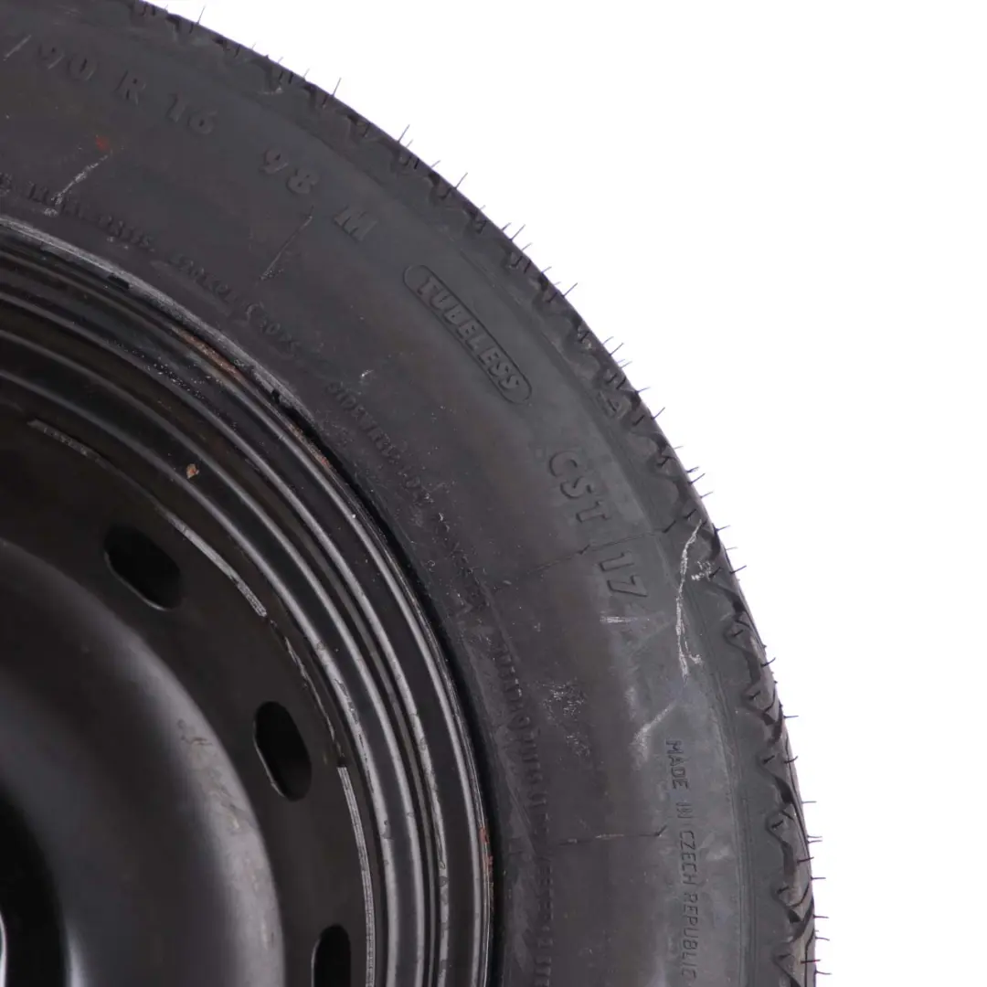 Roue De Secours Compacte Acier R16 Pneu 125/90 pour Mercedes W169 W245 à propos du numéro de pièce A1694000802 Mercedes W169 W245 Roue De Secours Compacte Acier R16 Pneu 125/90 - SKU A1694000802-1 - Numéro de pièce A1694000802