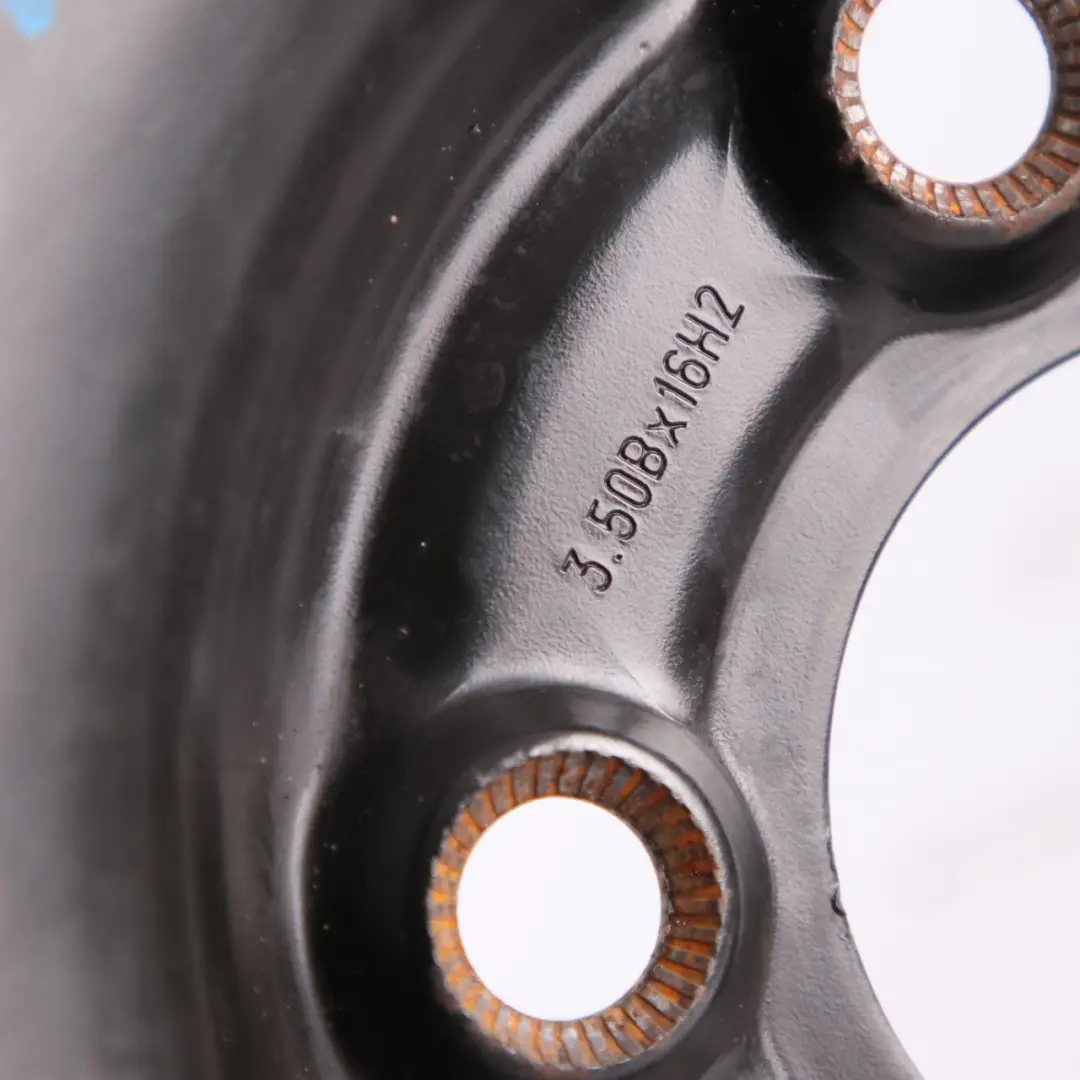 Ruota scorta compatta in acciaio R16 Pneumatico 125/90 per Mercedes W169 W245 con numero di parte A1694000802 Mercedes W169 W245 Ruota scorta compatta in acciaio R16 Pneumatico 125/90 - SKU A1694000802-3 - Numero di parte A1694000802