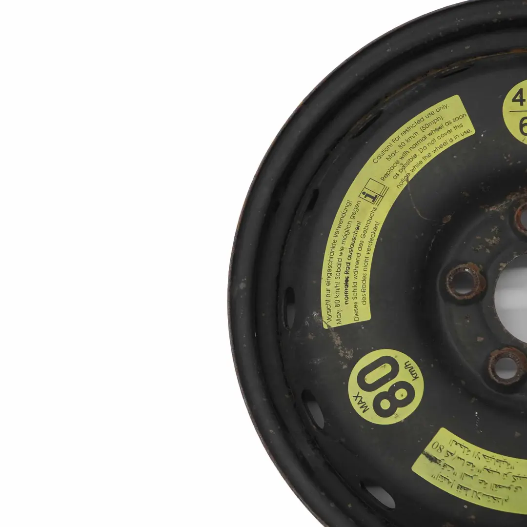 Mercedes W169 W245 Compact Spare Wheel Steel 16'' 3,5J ET:32 - SKU A1694000802-4 - Part number A1694000802