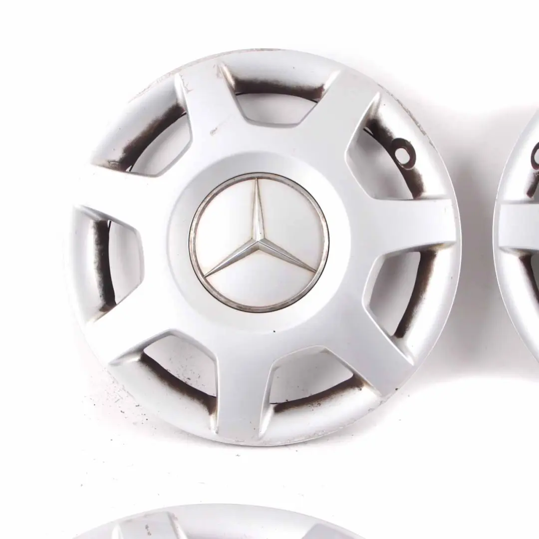 Wheel Cap Mercedes W169 15'' Centre Trim Hub Cover Silver - SKU A1694000925-SET - Part number A1694000925