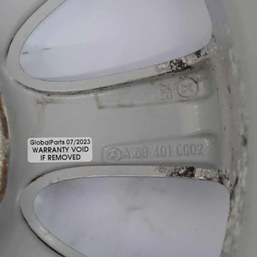 Alloy Wheel Rim 15" ET:44 6J to Mercedes W169 Silver with Part number A1694010002 Mercedes W169 Silver Alloy Wheel Rim 15" ET:44 6J - SKU A1694010002-3 - Part number A1694010002