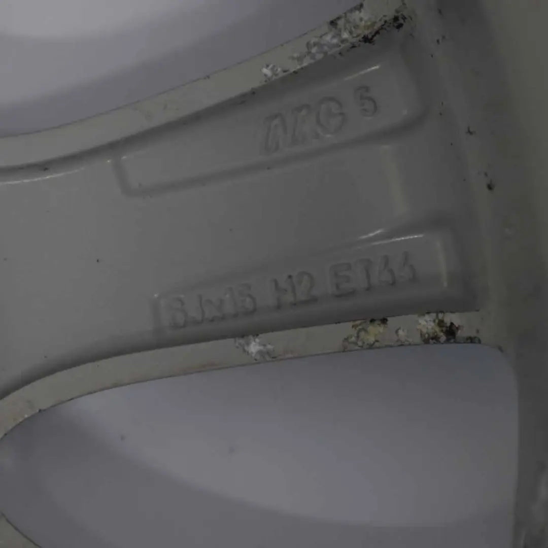 Alloy Wheel Rim 15" ET:44 6J to Mercedes W169 Silver with Part number A1694010002 Mercedes W169 Silver Alloy Wheel Rim 15" ET:44 6J - SKU A1694010002-3 - Part number A1694010002