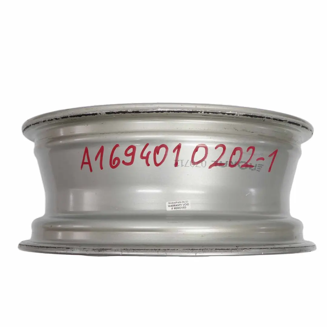 Alloy Wheel Rim 16" ET:46 6J to Mercedes W245 Silver with Part number A1694010202 Mercedes W245 Silver Alloy Wheel Rim 16" ET:46 6J - SKU A1694010202-1 - Part number A1694010202