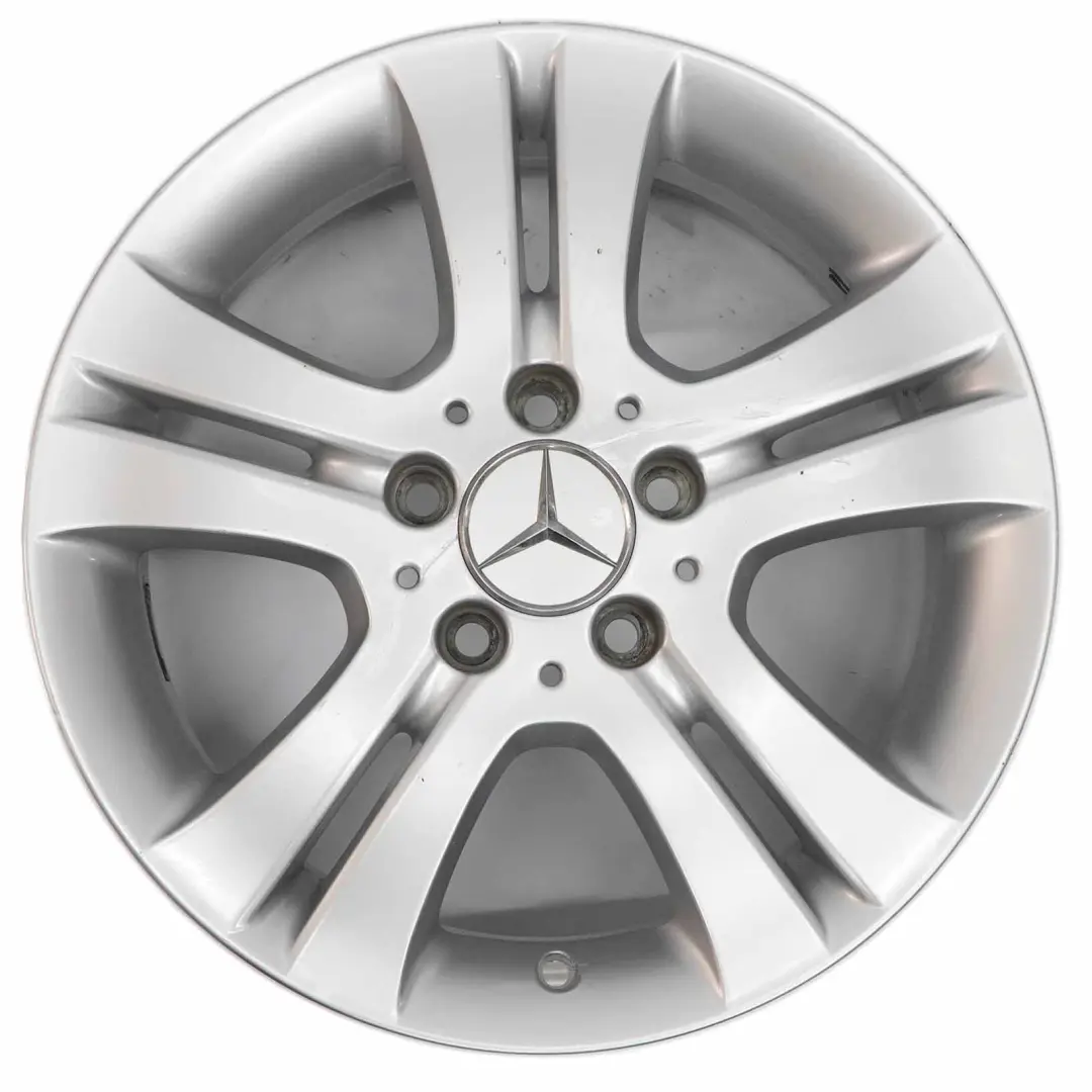 Alloy Wheel Rim 16" ET:46 6J to Mercedes W245 Silver with Part number A1694010202 Mercedes W245 Silver Alloy Wheel Rim 16" ET:46 6J - SKU A1694010202-1 - Part number A1694010202