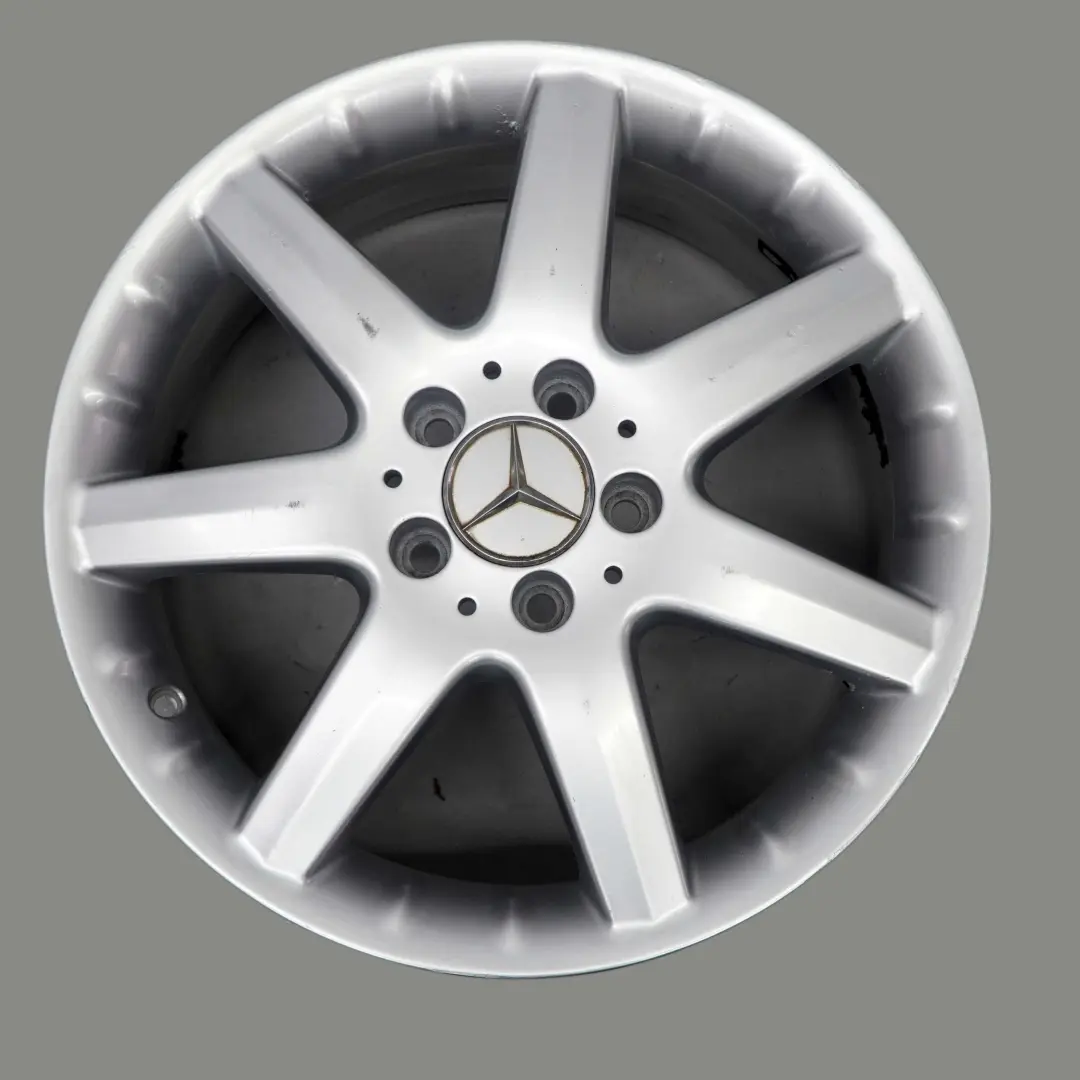 Mercedes-Benz A-Class W169 Silver Alloy Wheel Rim 17" ET:54 7J to with Part number A1694010502 Mercedes-Benz A-Class W169 Silver Alloy Wheel Rim 17" ET:54 7J - SKU A1694010502-1 - Part number A1694010502
