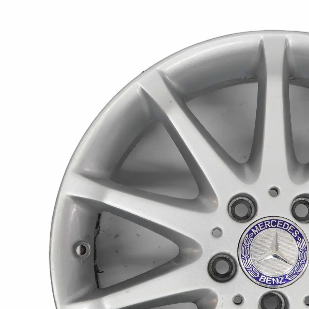 Mercedes W245 Silver Alloy Wheel Rim 10-Spoke 17" ET:49 7J - SKU A1694010702-3 - Part number A1694010702