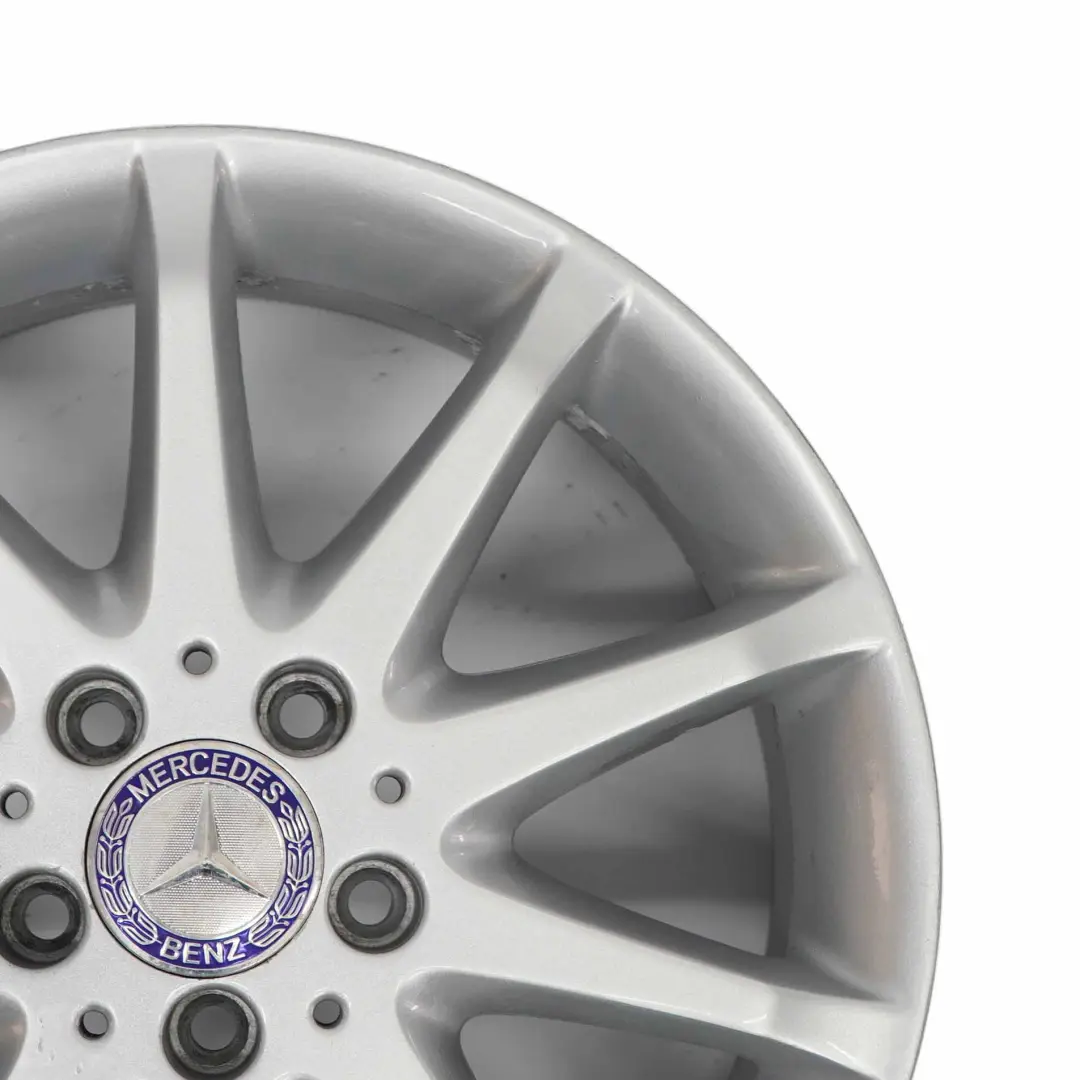 Mercedes W245 Silver Alloy Wheel Rim 10-Spoke 17" ET:49 7J - SKU A1694010702-3 - Part number A1694010702