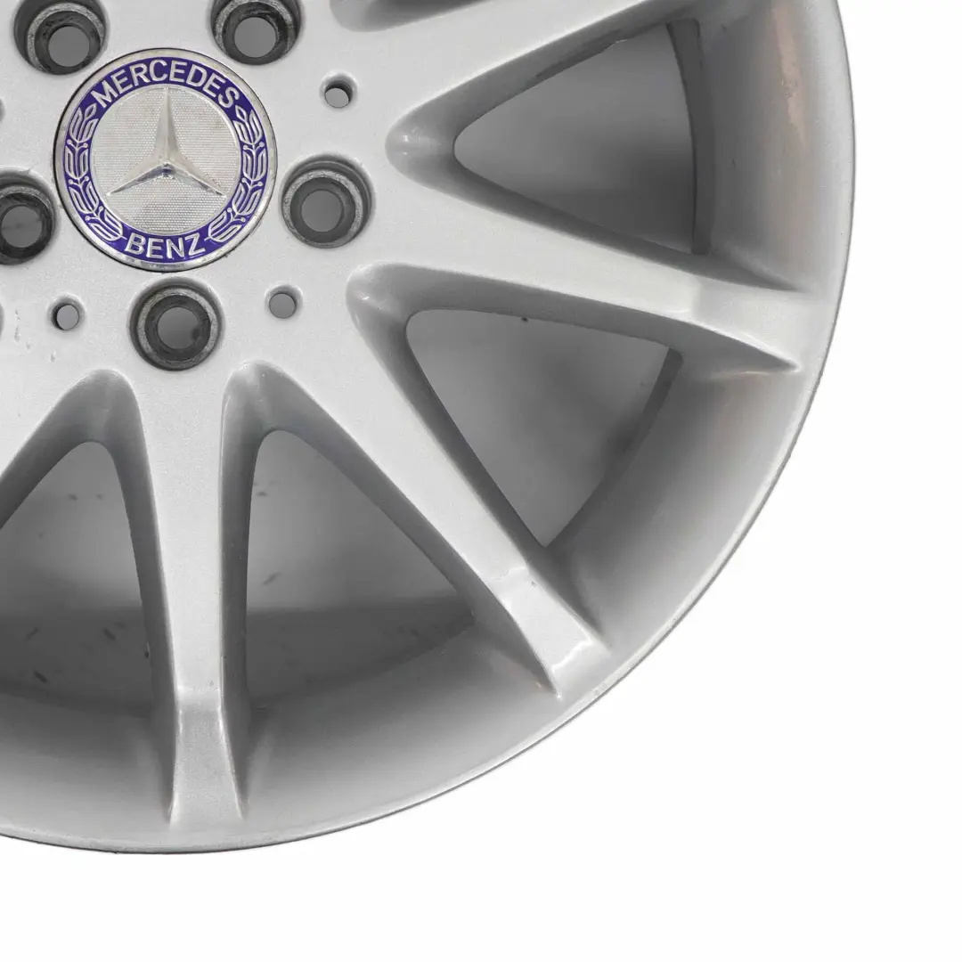 Mercedes W245 Silver Alloy Wheel Rim 10-Spoke 17" ET:49 7J - SKU A1694010702-3 - Part number A1694010702