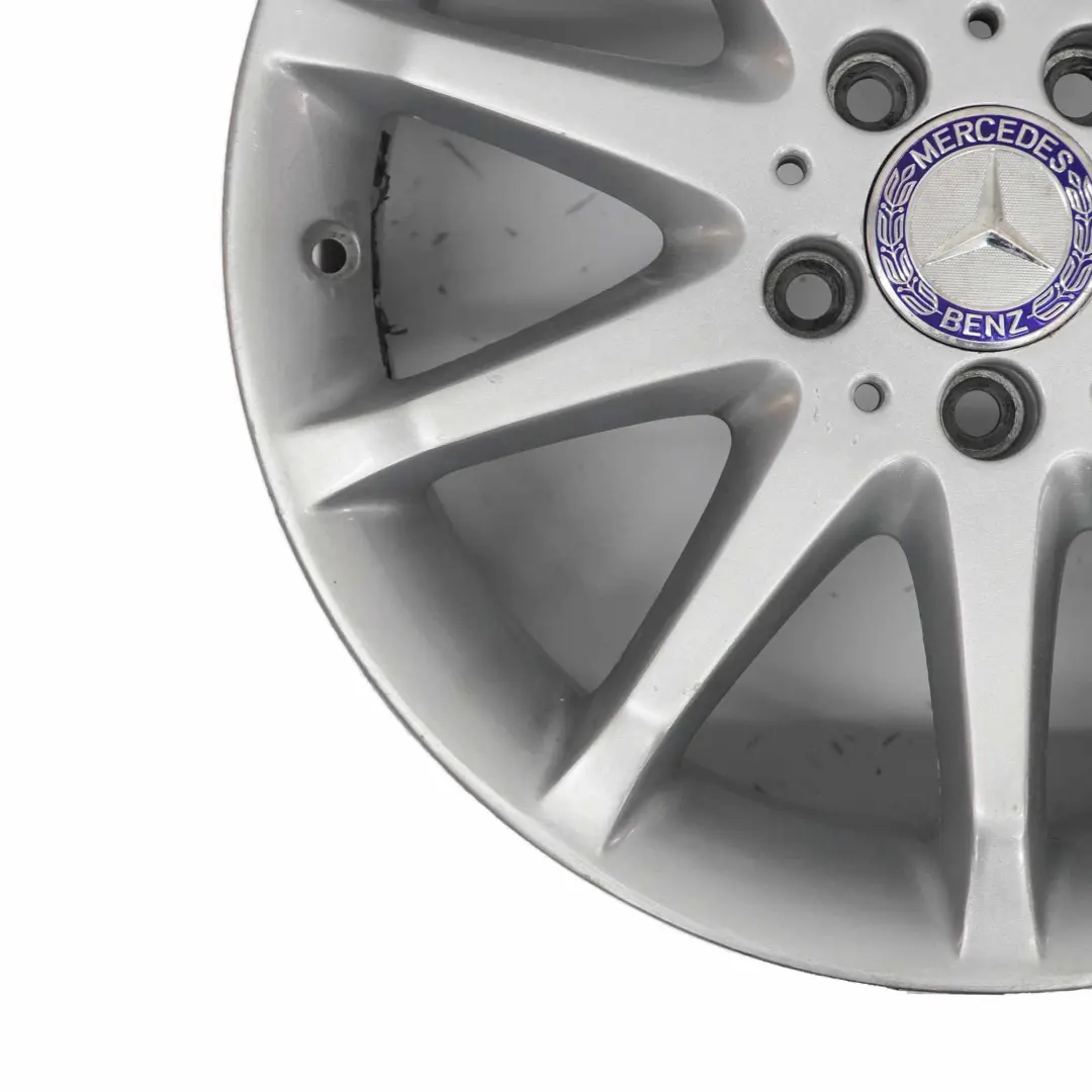 Mercedes W245 Silver Alloy Wheel Rim 10-Spoke 17" ET:49 7J - SKU A1694010702-3 - Part number A1694010702