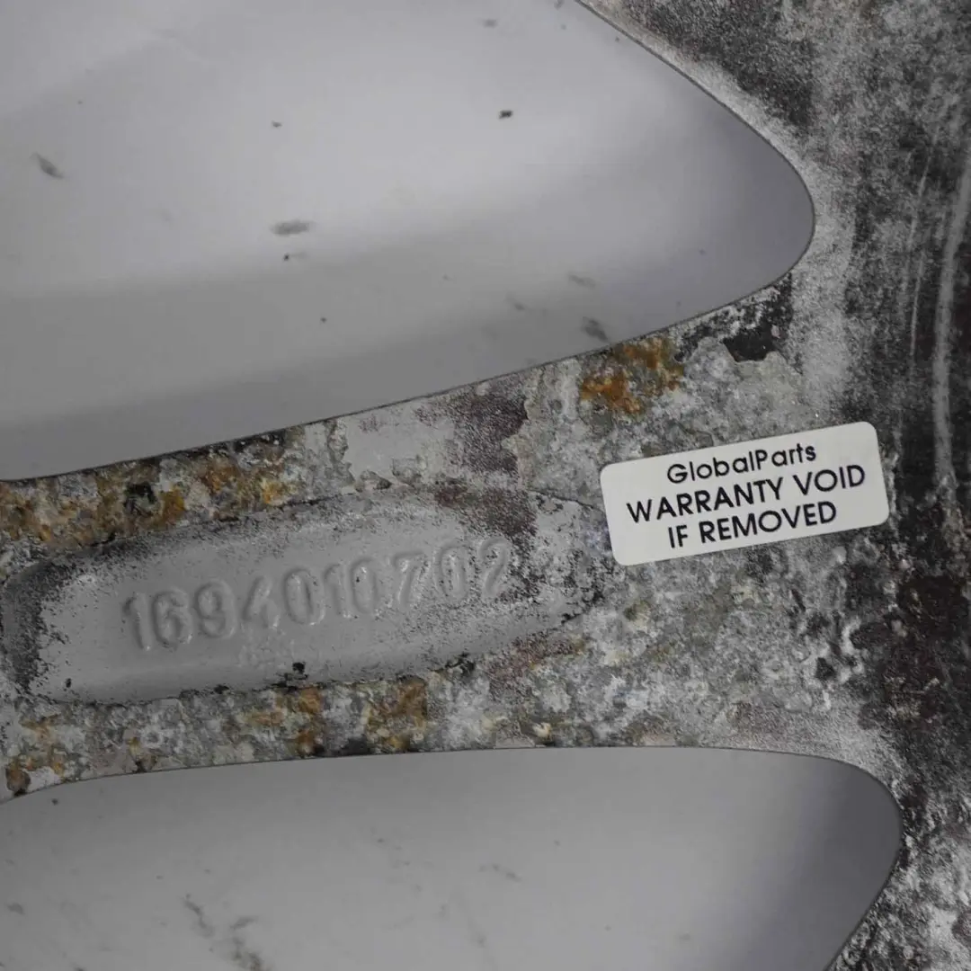 Alloy Wheel Rim 10-Spoke 17" ET:49 7J to Mercedes W245 Silver with Part number A1694010702 Mercedes W245 Silver Alloy Wheel Rim 10-Spoke 17" ET:49 7J - SKU A1694010702-4 - Part number A1694010702