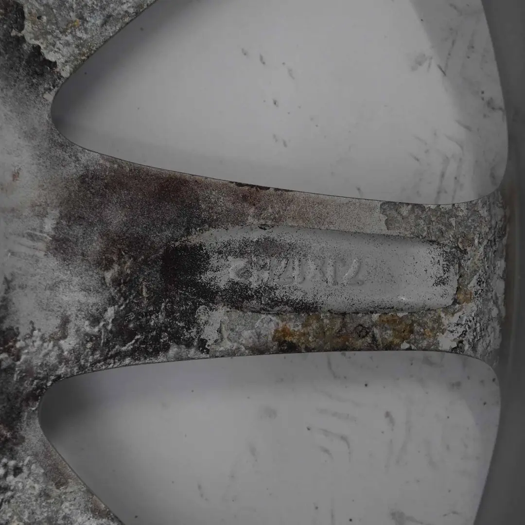 Alloy Wheel Rim 10-Spoke 17" ET:49 7J to Mercedes W245 Silver with Part number A1694010702 Mercedes W245 Silver Alloy Wheel Rim 10-Spoke 17" ET:49 7J - SKU A1694010702-4 - Part number A1694010702