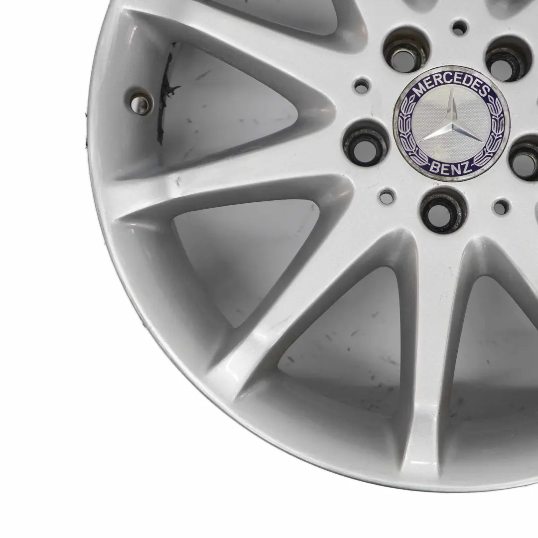 Mercedes W245 Silver Alloy Wheel Rim 10-Spoke 17" ET:49 7J - SKU A1694010702-4 - Part number A1694010702