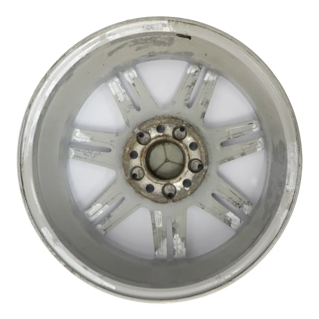 Cerchio in lega argento 16" 6J ET:46 per Mercedes W169 con numero di parte A1694010802 Mercedes W169 Cerchio in lega argento 16" 6J ET:46 - SKU A1694010802-1 - Numero di parte A1694010802