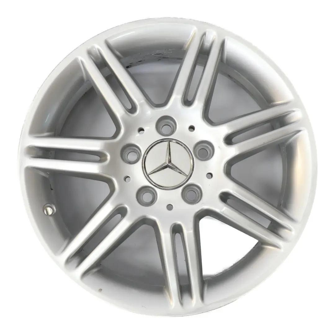 Alloy Wheel Rim 16" 6J ET:46 to Mercedes W169 Silver with Part number A1694010802 Mercedes W169 Silver Alloy Wheel Rim 16" 6J ET:46 - SKU A1694010802-1 - Part number A1694010802