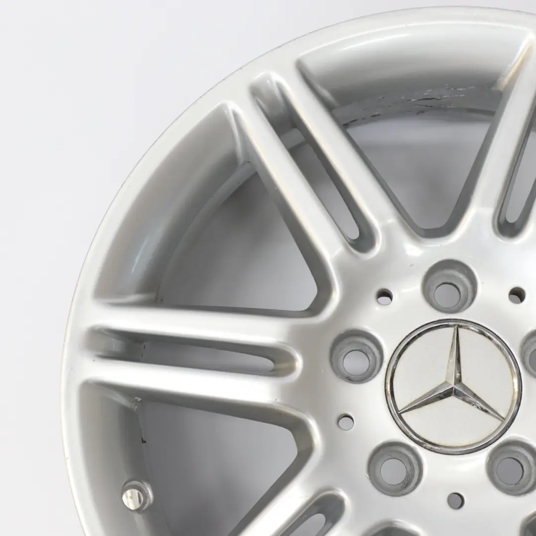 Mercedes W169 Cerchio in lega argento 16" 6J ET:46 - SKU A1694010802-1 - Numero di parte A1694010802