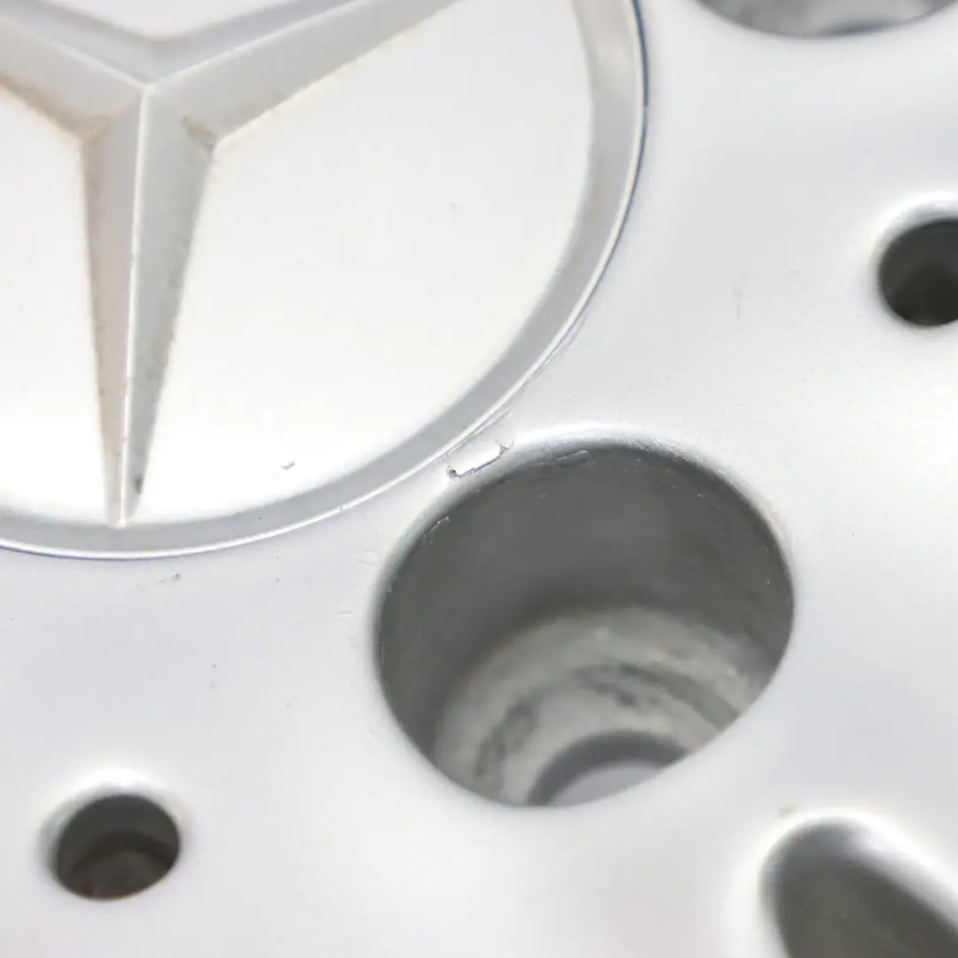 Alloy Wheel Rim 16" 6J ET:46 to Mercedes W169 Silver with Part number A1694010802 Mercedes W169 Silver Alloy Wheel Rim 16" 6J ET:46 - SKU A1694010802-2 - Part number A1694010802