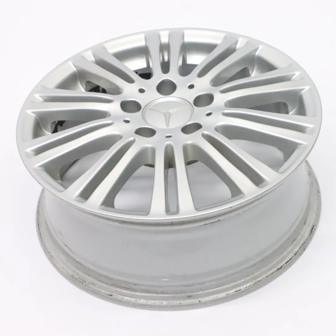 Alloy Wheel Rim 16" 6J ET:46 to Mercedes W169 Silver with Part number A1694010802 Mercedes W169 Silver Alloy Wheel Rim 16" 6J ET:46 - SKU A1694010802-2 - Part number A1694010802