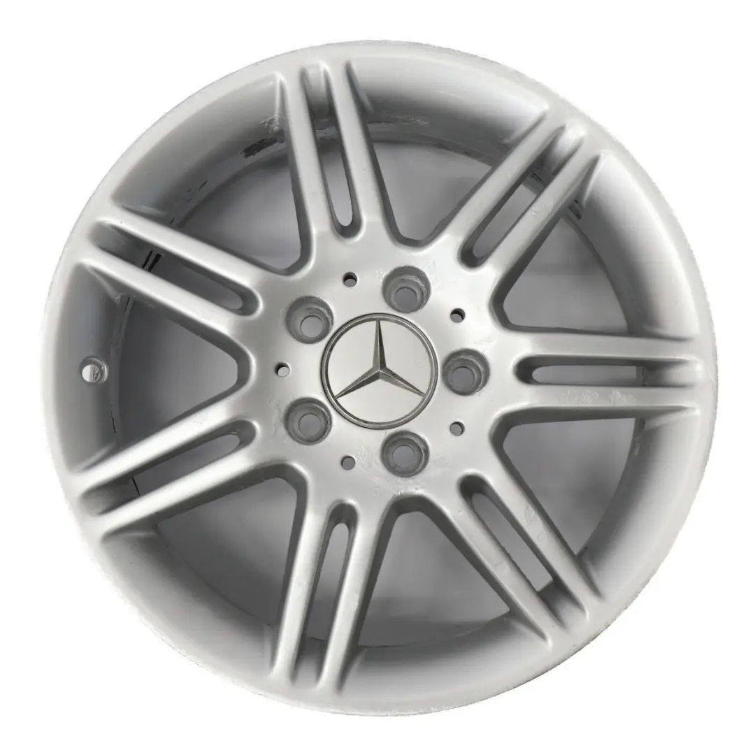 Alloy Wheel Rim 16" 6J ET:46 to Mercedes W169 Silver with Part number A1694010802 Mercedes W169 Silver Alloy Wheel Rim 16" 6J ET:46 - SKU A1694010802-3 - Part number A1694010802