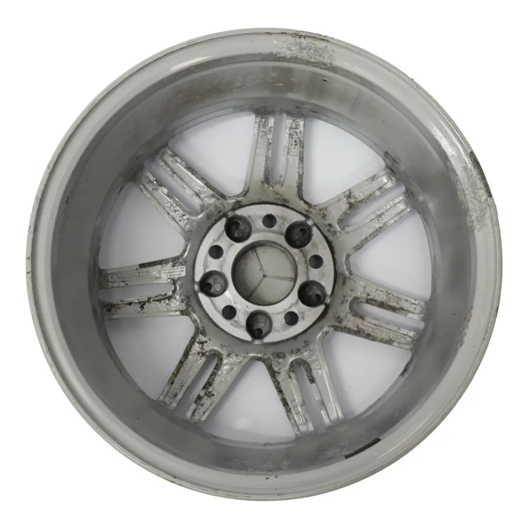 Alloy Wheel Rim 16" 6J ET:46 to Mercedes W169 Silver with Part number A1694010802 Mercedes W169 Silver Alloy Wheel Rim 16" 6J ET:46 - SKU A1694010802-3 - Part number A1694010802