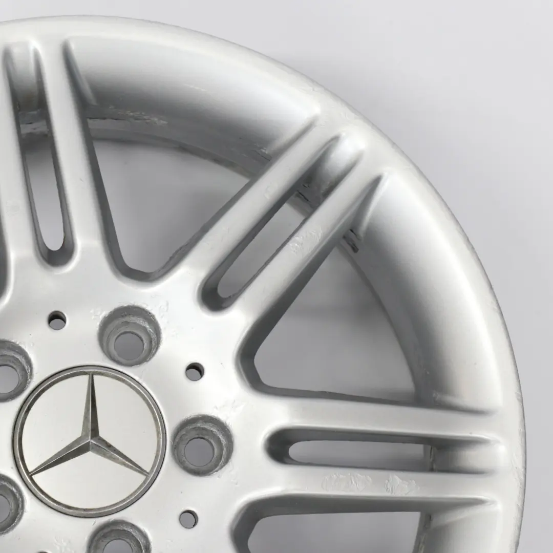 Alloy Wheel Rim 16" 6J ET:46 to Mercedes W169 Silver with Part number A1694010802 Mercedes W169 Silver Alloy Wheel Rim 16" 6J ET:46 - SKU A1694010802-3 - Part number A1694010802