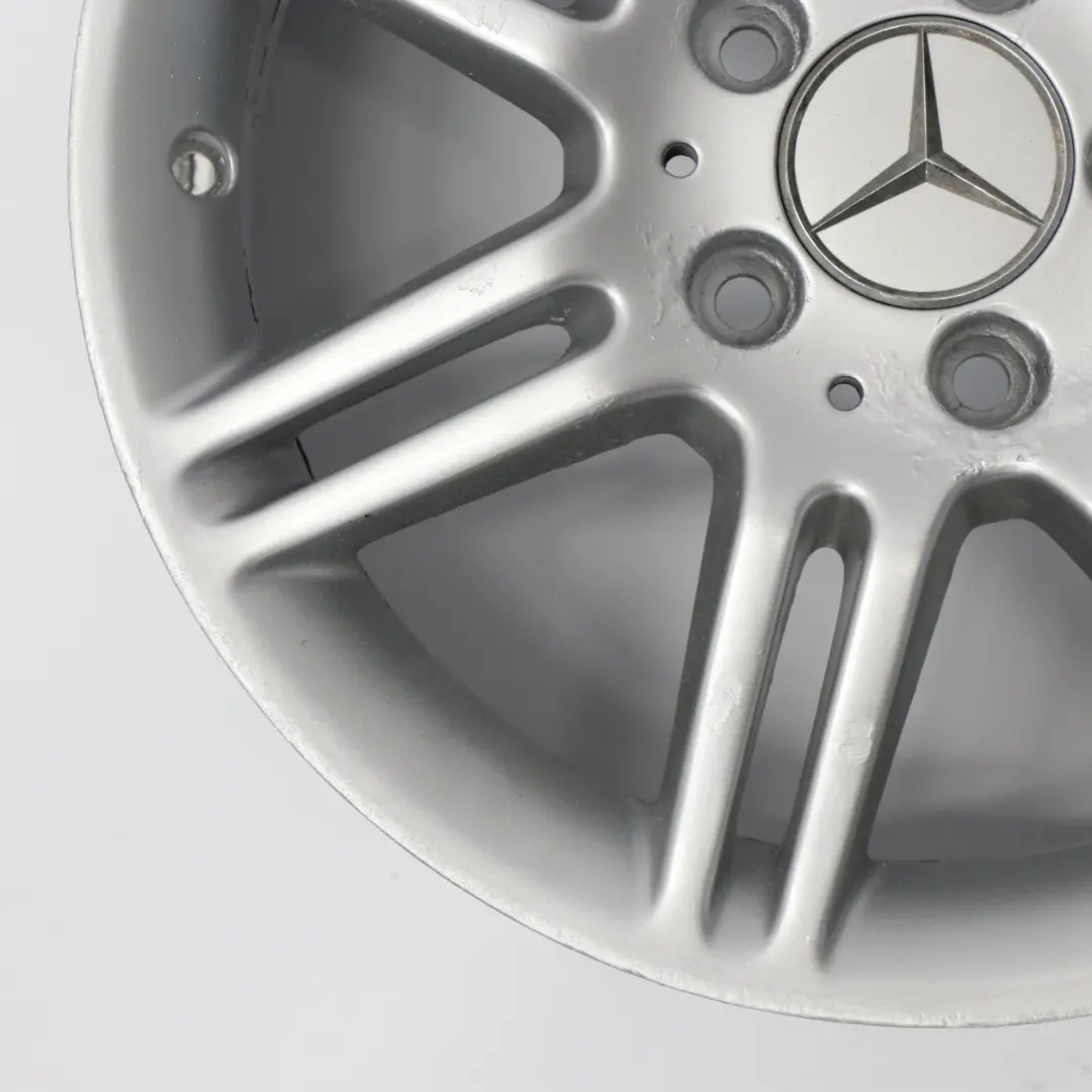 Alloy Wheel Rim 16" 6J ET:46 to Mercedes W169 Silver with Part number A1694010802 Mercedes W169 Silver Alloy Wheel Rim 16" 6J ET:46 - SKU A1694010802-3 - Part number A1694010802