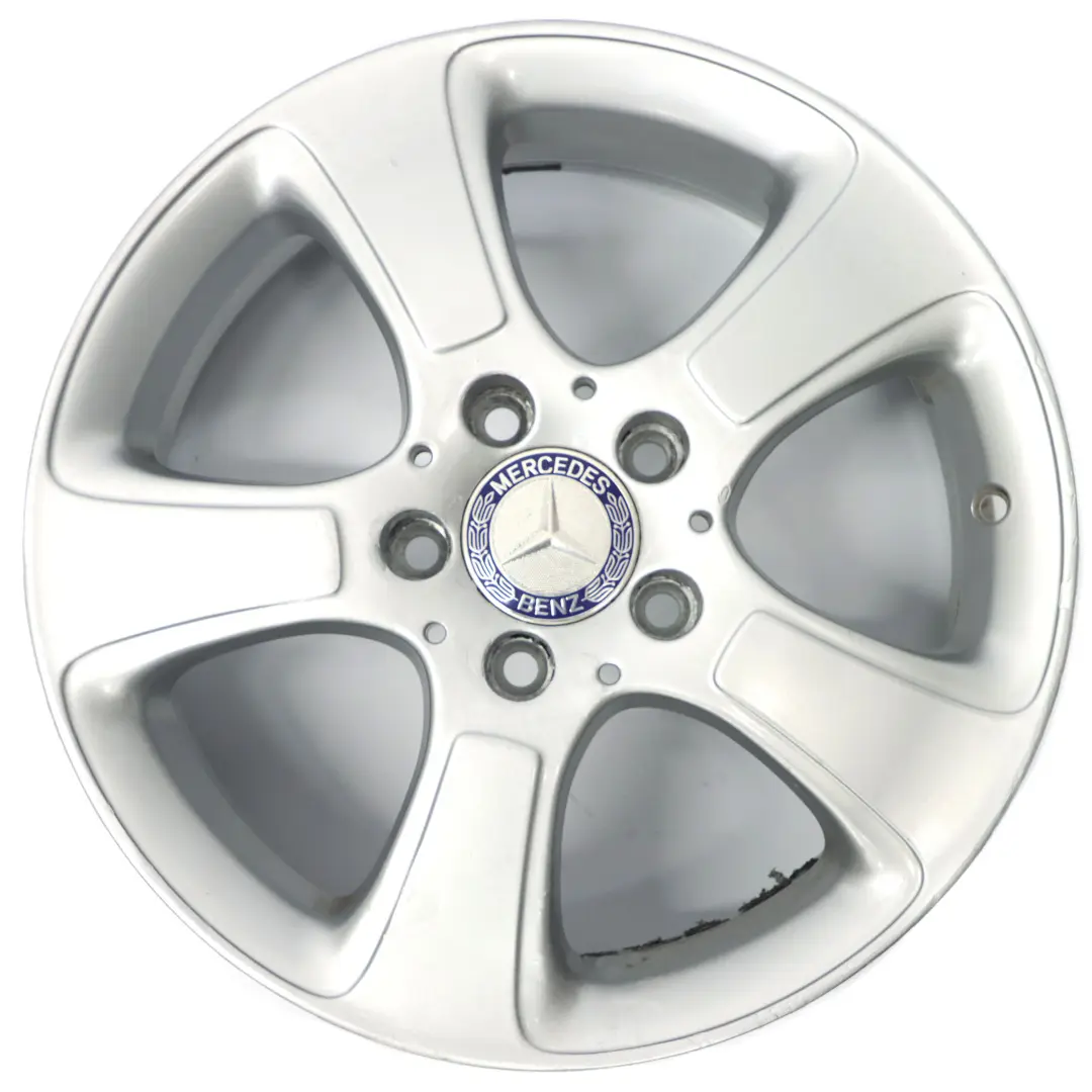 Alloy Wheel Rim 16" 6J ET:46 to Mercedes W169 W245 Silver with Part number A1694011002 Mercedes W169 W245 Silver Alloy Wheel Rim 16" 6J ET:46 - SKU A1694011002-3 - Part number A1694011002