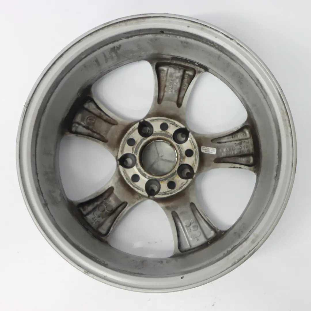 Mercedes W169 W245 Silver Alloy Wheel Rim 16" 6J ET:46 - SKU A1694011002-4 - Part number A1694011002