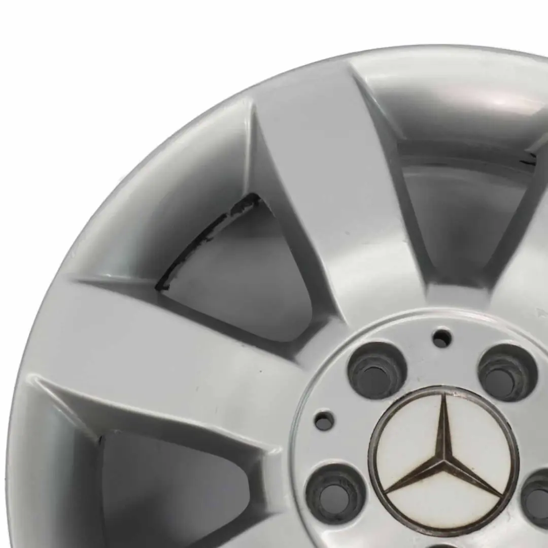 Mercedes W169 W245 Silver Alloy Wheel Rim 16" 6J ET:46 - SKU A1694011902-2 - Part number A1694011902