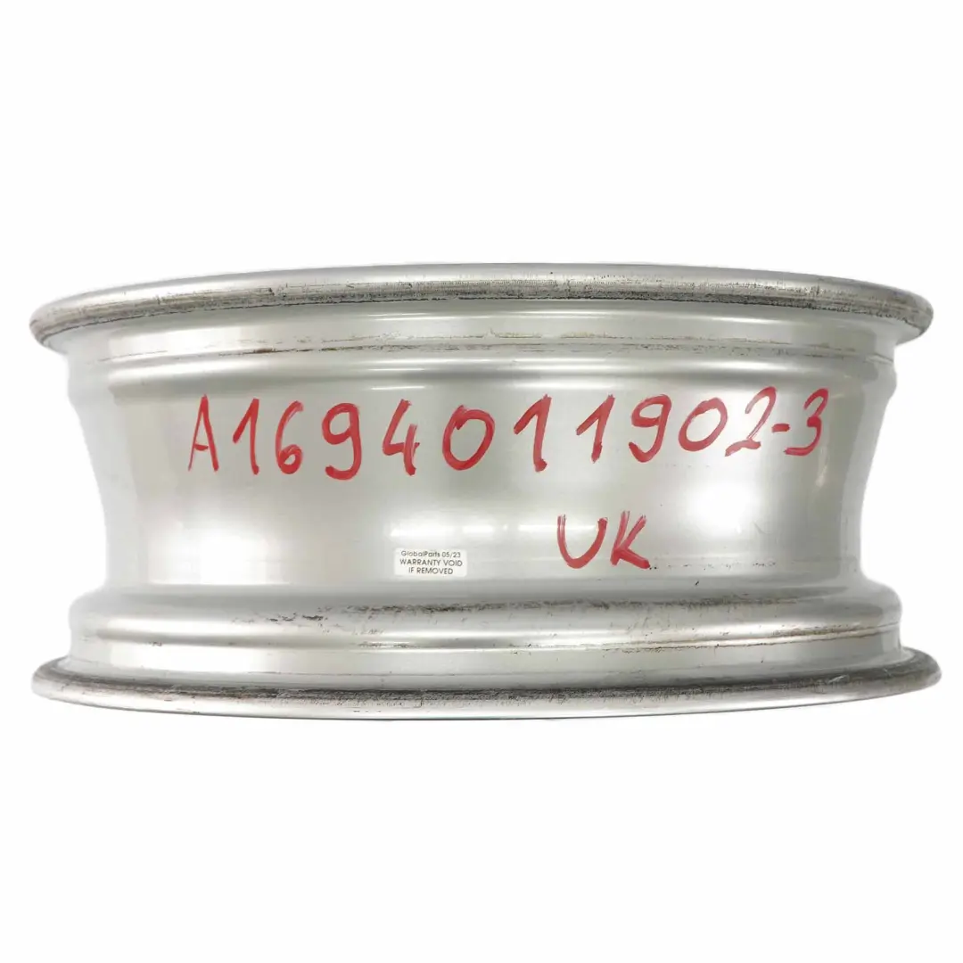 Alloy Wheel Rim 16" 6J ET:46 to Mercedes W169 W245 Silver with Part number A1694011902 Mercedes W169 W245 Silver Alloy Wheel Rim 16" 6J ET:46 - SKU A1694011902-3 - Part number A1694011902