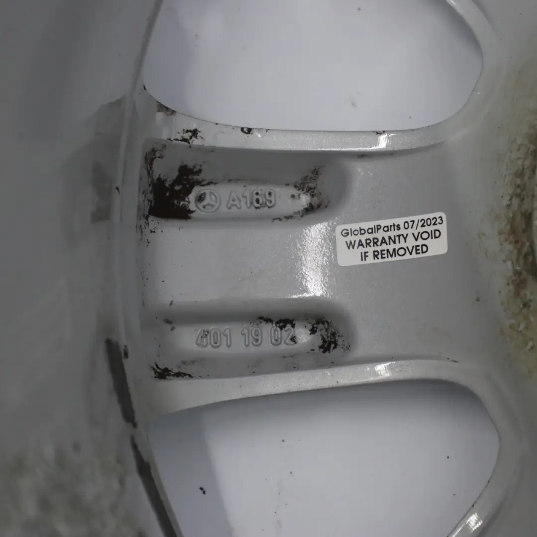 Alloy Wheel Rim 16" 6J ET:46 to Mercedes W169 W245 Silver with Part number A1694011902 Mercedes W169 W245 Silver Alloy Wheel Rim 16" 6J ET:46 - SKU A1694011902-4 - Part number A1694011902