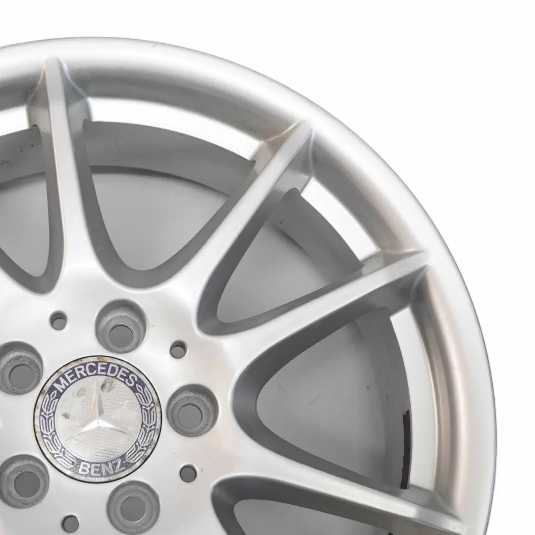  Cerchio Mercedes W169 W245 Argento Lega 17" 7J Et:49 - SKU A1694012602-2 - Numero di parte A1694012602
