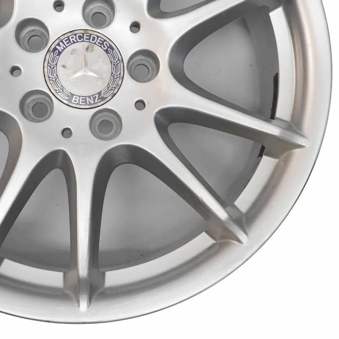  Cerchio Mercedes W169 W245 Argento Lega 17" 7J Et:49 - SKU A1694012602-2 - Numero di parte A1694012602