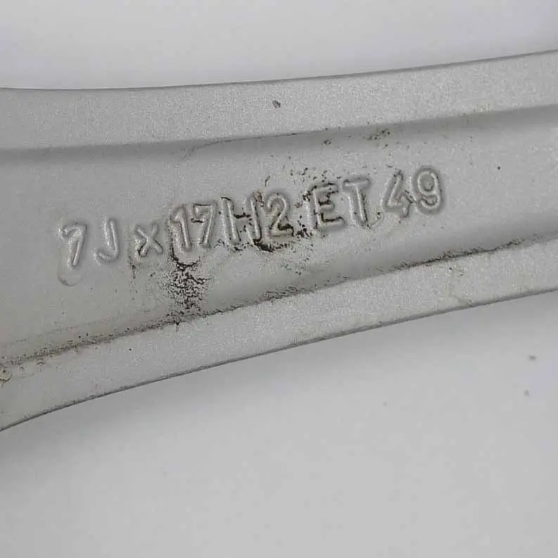  Cerchio Mercedes W169 W245 Argento Lega 17" 7J Et:49 - SKU A1694012602-2 - Numero di parte A1694012602