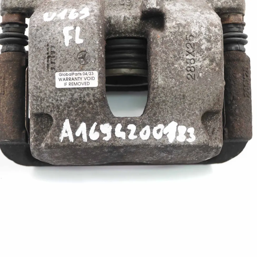 Mercedes W169 W245 A200 B200 Rueda Delantera Izquierda Pinza de Freno 288x25 - SKU A1694200183 - Número de pieza A1694200183