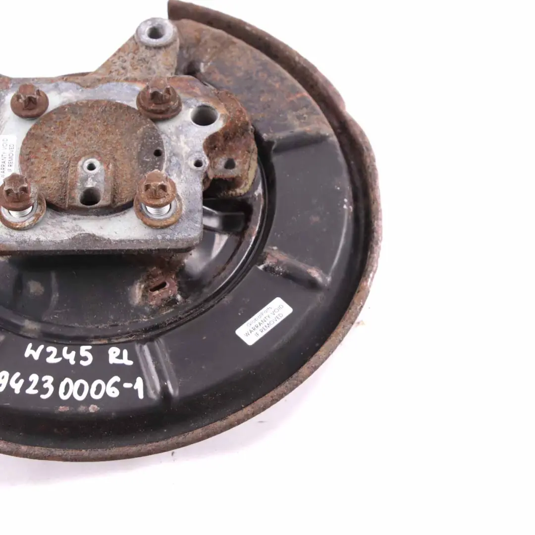 Radnaben Träger Brems Halter Hinten Links für Mercedes W169 W245 mit Teilenummer A1694230006 Mercedes W169 W245 Radnaben Träger Brems Halter Hinten Links - SKU A1694230006-1 - Teilenummer A1694230006