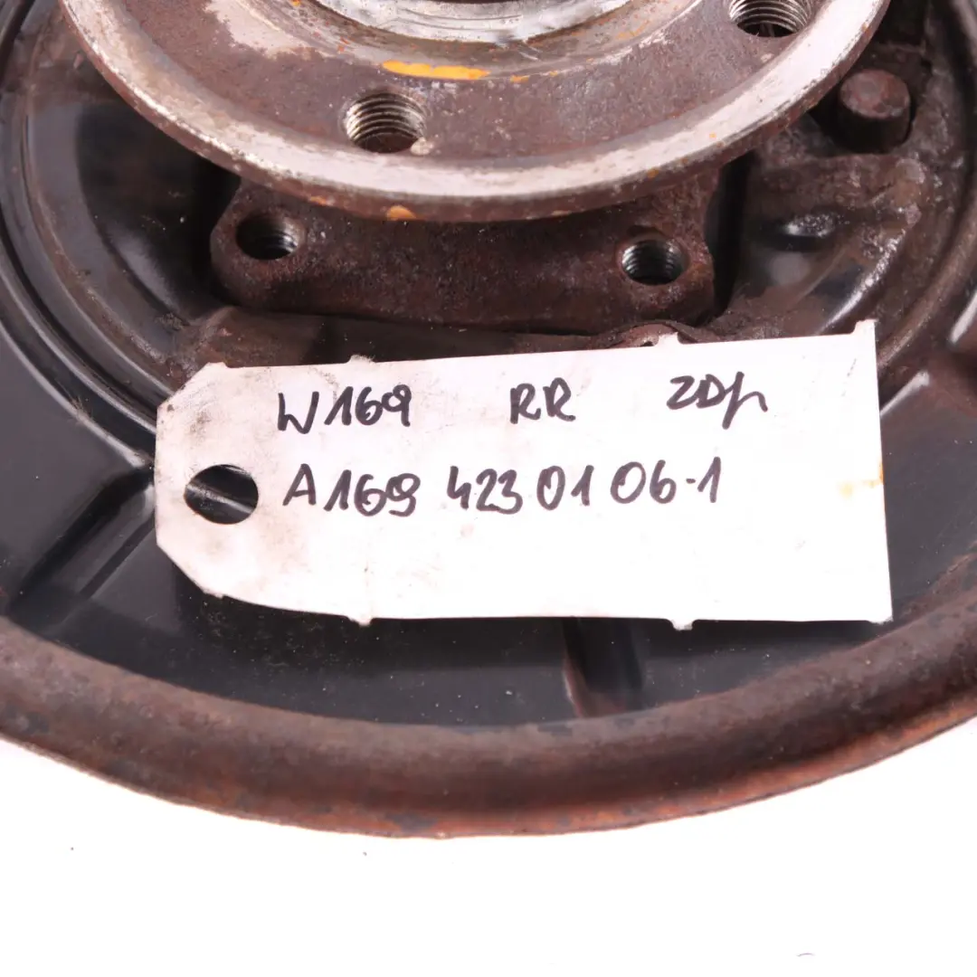 Carrier Wheel Hub Steering Knuckle Rear Right O/S to Mercedes W169 W245 Wheel with Part number A1694230106 Mercedes W169 W245 Wheel Carrier Wheel Hub Steering Knuckle Rear Right O/S - SKU A1694230106-1 - Part number A1694230106