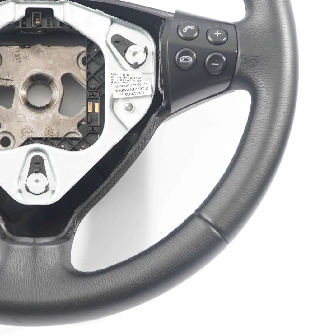 Mercedes W169 Volante de cuero negro multifunción - SKU A1694600203 - Número de pieza A1694600203
