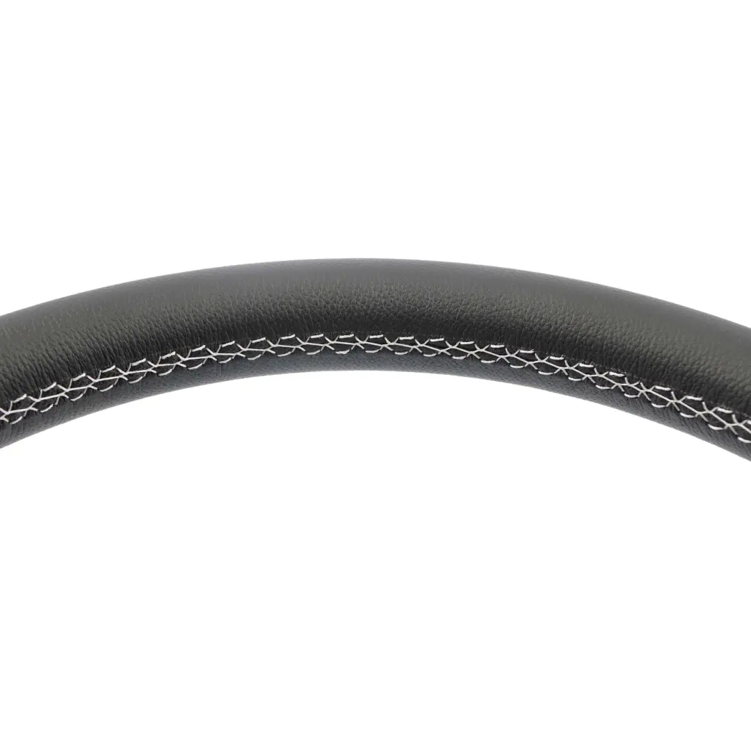 Mercedes-Benz A-Class W169 NEW Black Leather Steering Wheel with White Threads to with Part number A1694600403 Mercedes-Benz A-Class W169 NEW Black Leather Steering Wheel with White Threads - SKU A1694600403-3 - Part number A1694600403